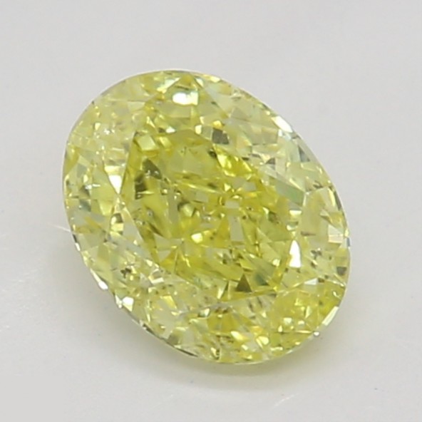 Prírodný farebný diamant s GIA certifikatom oval fancy intense žltý 0.35 ct SI2 2116950022_Y6