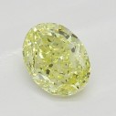 Farebný diamant oval, fancy intense žltý, 0,25ct, GIA