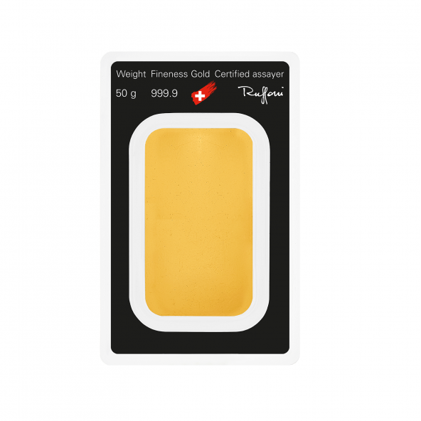 Investičná zlatá tehla 50 g razená Argor Heraeus 70008 (3)