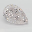 Farebný diamant slza, very light ružový, 2,03ct, GIA