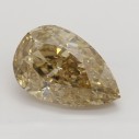 Farebný diamant slza, fancy oranžovo-hnedý, 2,2ct, GIA