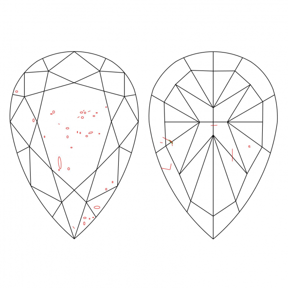 Inkluzie a cistota v prirodnom farebnom diamante slza fancy deep hlboká nahnedlo oranžovo žltý 1.74 ct SI2 1829830071_Y8 Inkluzie a cistota v prirodnom farebnom diamante slza fancy deep hlboká nahnedlo oranžovo žltý 1.74 ct SI2 1829830071_Y8