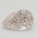 Farebný diamant slza, light hnedo ružový, 1ct, GIA