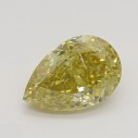 Farebný diamant slza, fancy hnedo-oranžovo žltý, 0,78ct, GIA