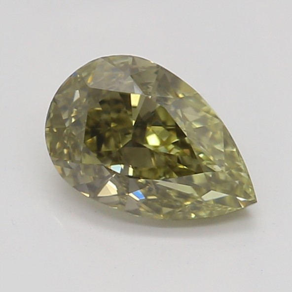 Prírodný farebný diamant s GIA certifikatom slza fancy dark tmavohnedo nazelenalo žltý 0.50 ct VS2 1860150091_Y9