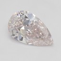 Farebný diamant slza, very light ružový, 0,5ct, GIA