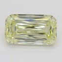 Farebný diamant emerald, fancy žltý, 2,15ct, GIA