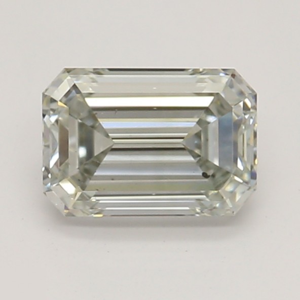 Prírodný farebný diamant s GIA certifikatom emerald fancy light sivý 0.52 ct SI1 8830490048_S4