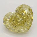 Farebný diamant srdce, fancy s nahnedlo žltou farbou, 4,02ct, GIA