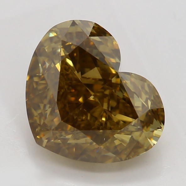Prírodný farebný diamant s GIA certifikatom srdce fancy dark tmavo žlto hnedý 2.21 ct VS2 6830960676_T9