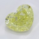 Farebný diamant srdce, fancy intense žltý, 2,01ct, GIA