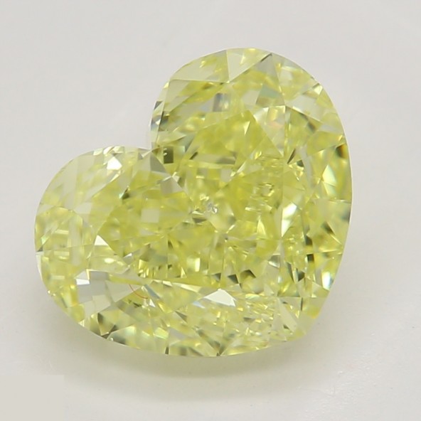 Prírodný farebný diamant s GIA certifikatom srdce fancy intense žltý 2.03 ct SI1 6830860246_Y6