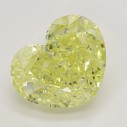 Farebný diamant srdce, fancy intense žltý, 2,03ct, GIA