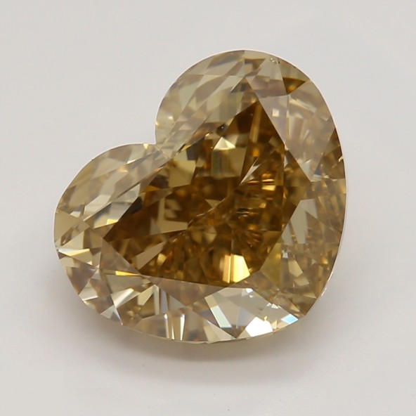 Prírodný farebný diamant s GIA certifikatom srdce fancy dark tmavo žlto hnedý 2.24 ct SI1 4828440054_T9
