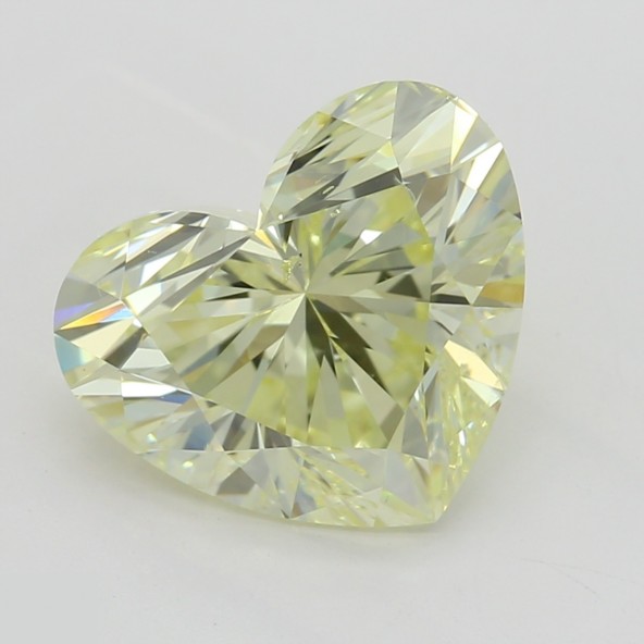Prírodný farebný diamant s GIA certifikatom srdce fancy light žltý 2.01 ct SI2 2829390222_Y4