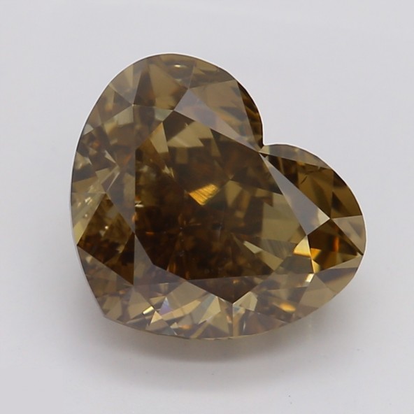 Prírodný farebný diamant s GIA certifikatom srdce fancy dark tmavo žltkasto hnedý 1.72 ct SI1 2841740092_T9