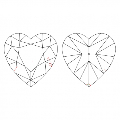 Prírodný farebný diamant s GIA certifikatom srdce fancy dark tmavo hnedo-žltý 1.59 ct SI2 2828800342_Y9 2