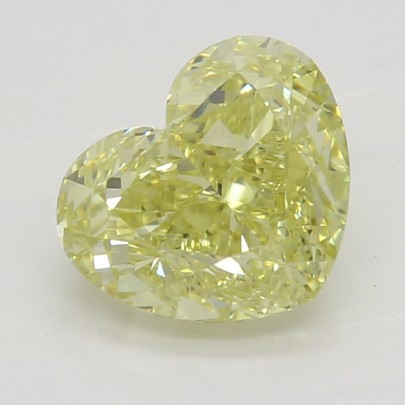 Prírodný farebný diamant s GIA certifikatom srdce fancy žltý 1.23 ct VS2 2831050492_Y5