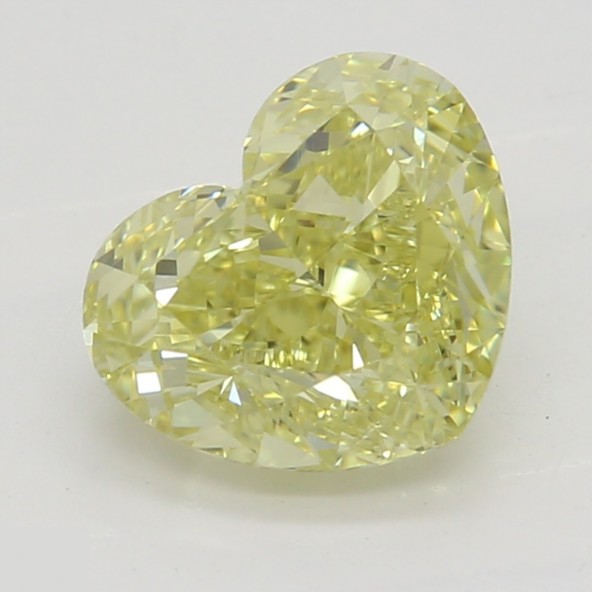 Prírodný farebný diamant s GIA certifikatom srdce fancy žltý 1.23 ct VS2 2831050492_Y5