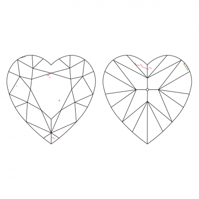 Prírodný farebný diamant s GIA certifikatom srdce fancy light žltý 1.02 ct SI1 7831050327_Y4 2