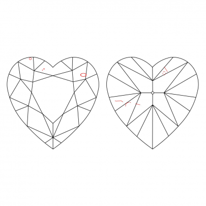 Prírodný farebný diamant s GIA certifikatom srdce fancy deep tmavo žltý 1.07 ct SI1 3829740053_Y8 2