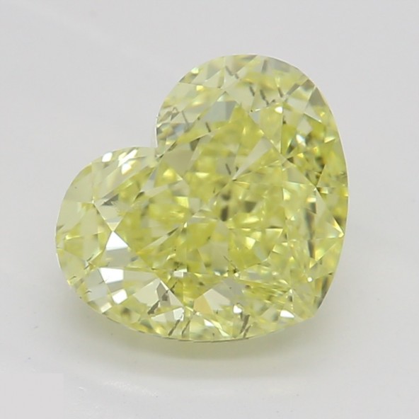 Prírodný farebný diamant s GIA certifikatom srdce fancy intense žltý 1.11 ct SI2 4828750894_Y6