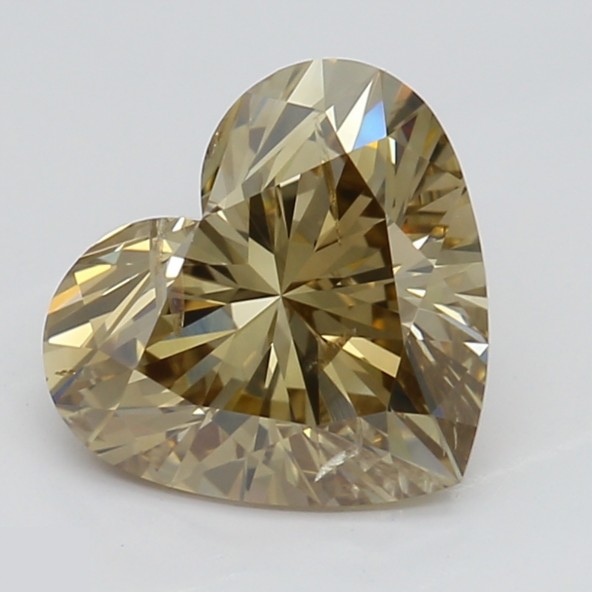 Prírodný farebný diamant s GIA certifikatom srdce fancy dark tmavo žltkasto hnedý 1.05 ct SI2 7828440107_T9