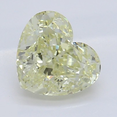 Prírodný farebný diamant s GIA certifikatom srdce fancy light žltý 0.72 ct VS2 2860140022_Y4