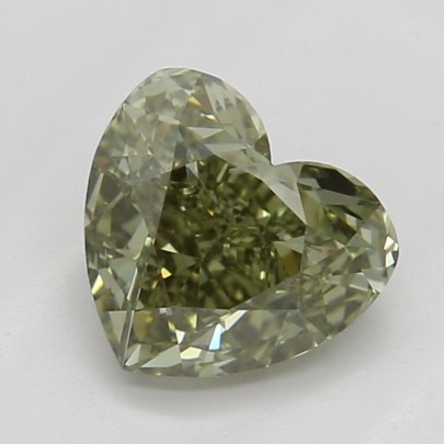 Prírodný farebný diamant s GIA certifikatom srdce fancy dark tmavo sivo zelenožltý 0.70 ct SI2 1825820111_Y9
