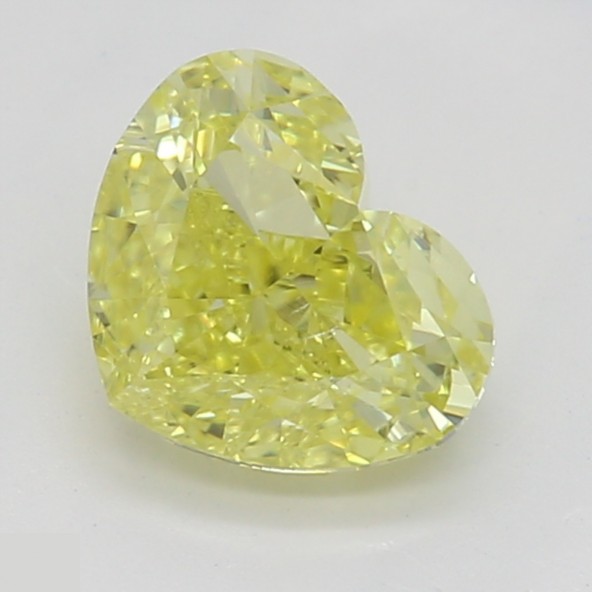 Prírodný farebný diamant s GIA certifikatom srdce fancy intense žltý 0.58 ct SI2 1828750821_Y6