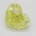Farebný diamant srdce, fancy intense žltý, 0,58ct, GIA