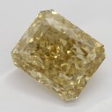 Farebný diamant radiant, fancy hnedožltý, 1,01ct, GIA
