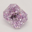 Farebný diamant radiant, fancy intense ružovo-fialový, 0,71ct, GIA