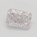 Farebný diamant radiant, very light ružový, 0,66ct, GIA