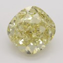 Farebný diamant cushion, fancy s nahnedlo žltou farbou, 4,37ct, GIA