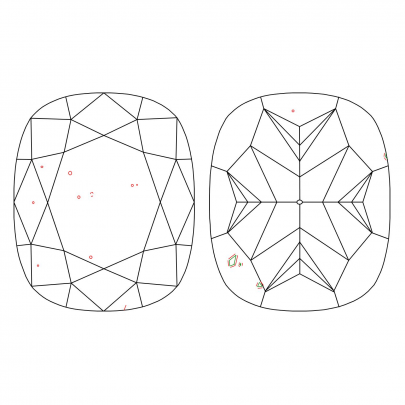 Prírodný farebný diamant s GIA certifikatom cushion fancy hnedo-orandžovo žltý 4.01 ct VS2 3828040193_Y5 2