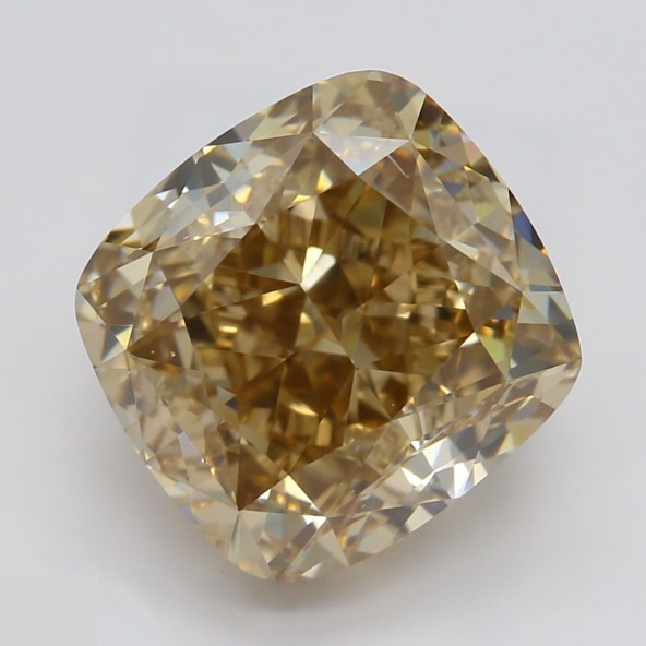 Prírodný farebný diamant s GIA certifikatom cushion fancy dark tmavo žltkasto hnedý 4.32 ct SI1 7828440097_T9