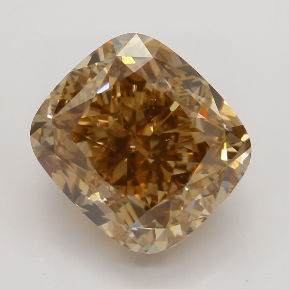 Prírodný farebný diamant s GIA certifikatom cushion fancy dark tmavo oranžovo hnedý 4.03 ct SI1 2828440002_T9