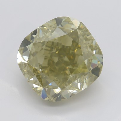 Prírodný farebný diamant s GIA certifikatom cushion fancy hnedo-zeleno žltý 4.24 ct SI2 4828040204_Y5