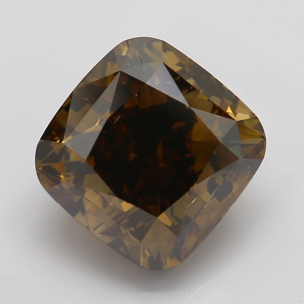 Prírodný farebný diamant s GIA certifikatom cushion fancy dark tmavo hnedý 3.28 ct SI1 1828440081_T9