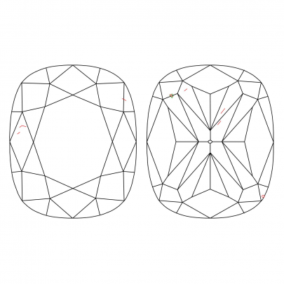 Prírodný farebný diamant s GIA certifikatom cushion fancy dark tmavo sivo žlto zelený 3.01 ct SI1 8828070278_G9 2