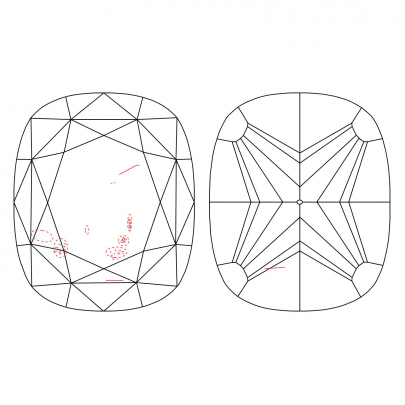 Prírodný farebný diamant s GIA certifikatom cushion fancy light žltý 3.52 ct SI2 4851640034_Y4 2