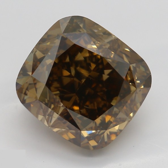 Prírodný farebný diamant s GIA certifikatom cushion fancy dark tmavo hnedý 3.02 ct SI2 4828440094_T9