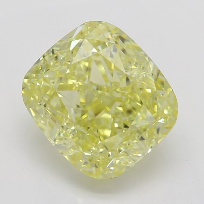 Prírodný farebný diamant s GIA certifikatom cushion fancy intense žltý 2.35 ct VS2 6828700016_Y6