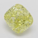 Farebný diamant cushion, fancy intense žltý, 2,35ct, GIA