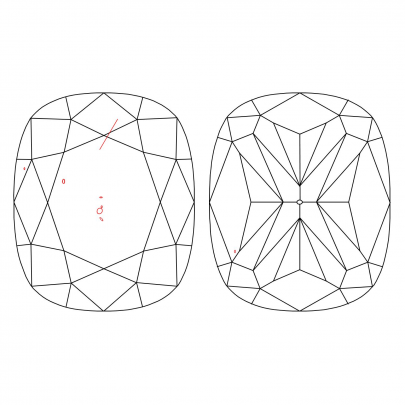 Prírodný farebný diamant s GIA certifikatom cushion fancy intense žltý 2.50 ct VS2 5829830025_Y6 2