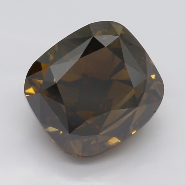 Prírodný farebný diamant s GIA certifikatom cushion fancy dark tmavo hnedý 2.22 ct VS2 7829000017_T9