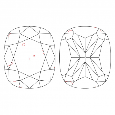 Prírodný farebný diamant s GIA certifikatom cushion fancy hnedožltý 2.01 ct SI1 1826250771_Y5 2
