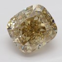 Farebný diamant cushion, fancy žltohnedý, 2,05ct, GIA