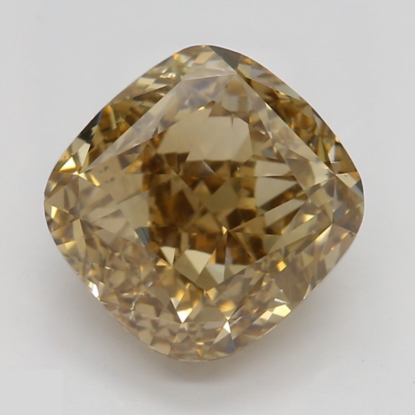 Prírodný farebný diamant s GIA certifikatom cushion fancy dark tmavo žltkasto hnedý 2.22 ct SI1 4828440104_T9